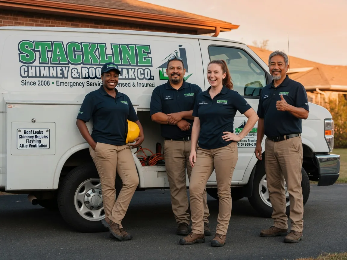 Chimney flashing repair company in De Berry, TX